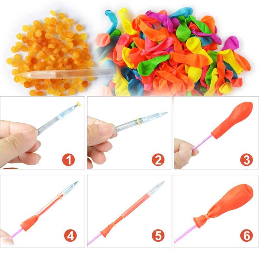 1000 Pcs Aying, Polo Water Balloons With Refill Quick Easy Kit Latex, Bomb Balloons Fight Games / Adults