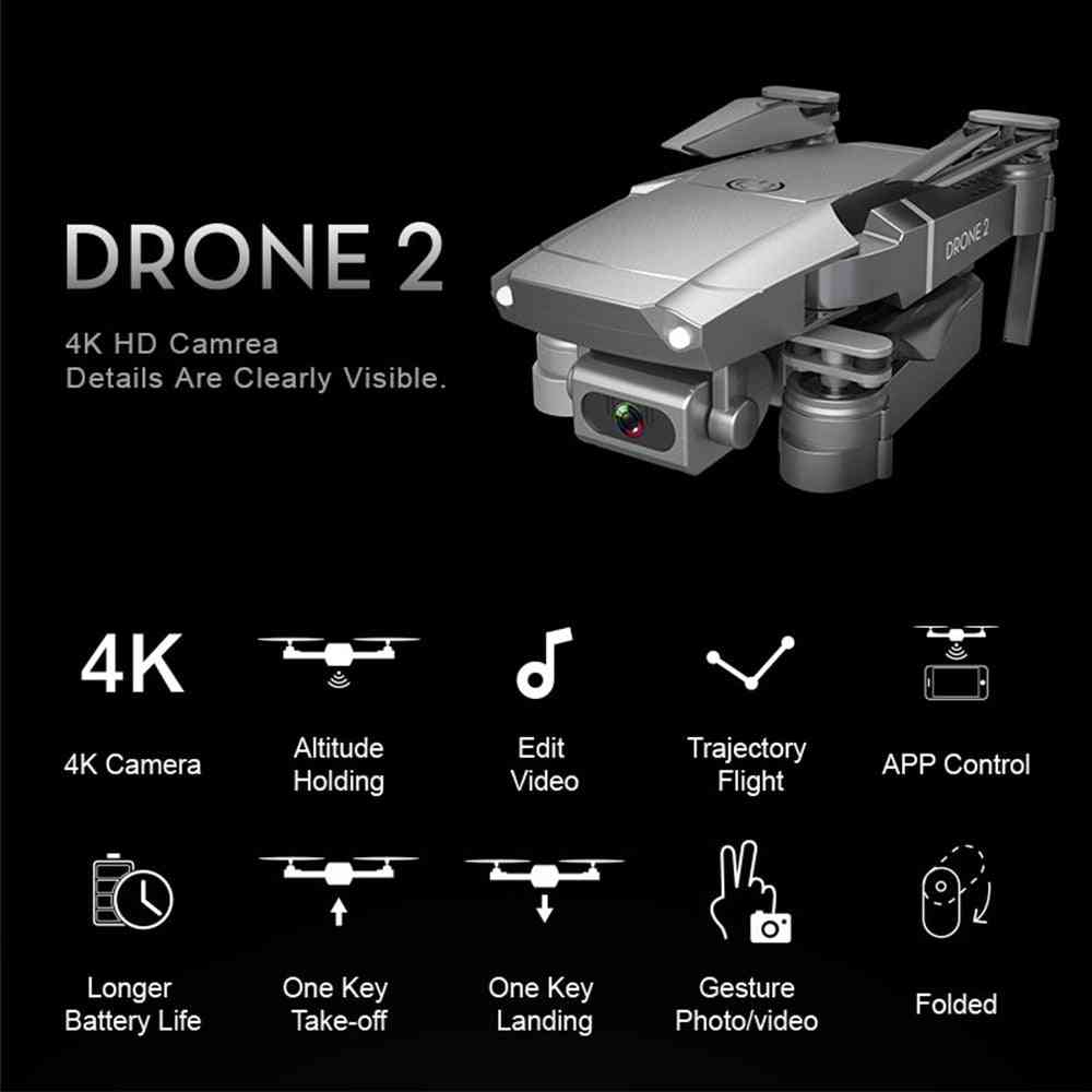 Dron e68 HD širokouhlý 4k wifi 1080p fpv dron - živé nahrávanie videa