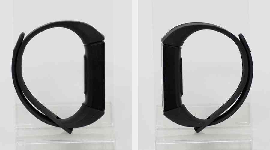 Vattentätt armband - smart hjärtfrekvens en sportmonitor Bluetooth 5.0 - GB svart n film