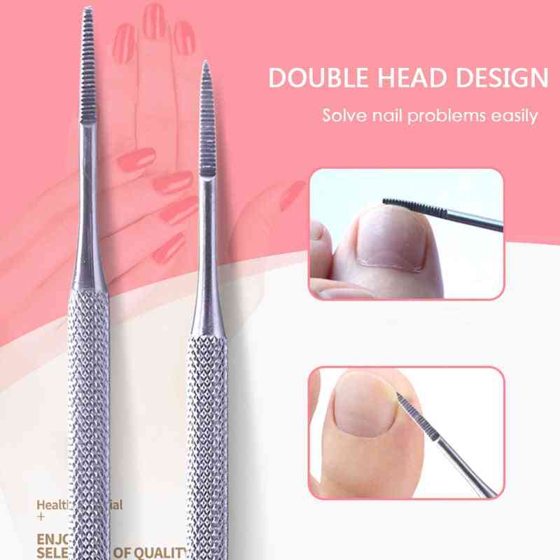 Double Ended Toe Foot Nail File Hook, Ingrown Toe Correction Lifter