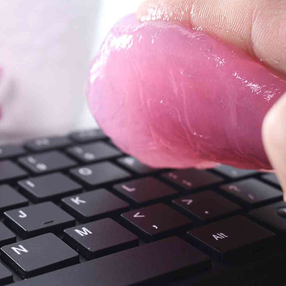 60 ml слуз lizun за почистване на клавиатура лепило, магически гел супер прах чиста глина кал доставя играчки за лаптоп клавиатура