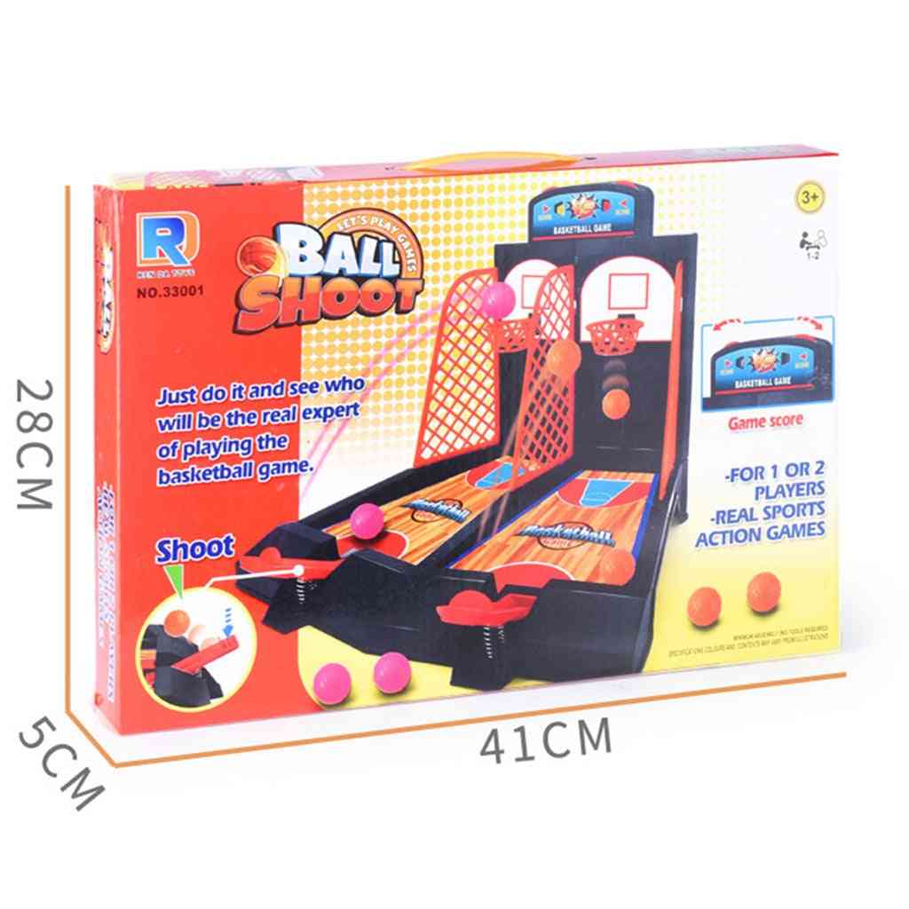 Basketball Shooting Game Desktop Table Reduce Stress Set Sports Toy For Adults