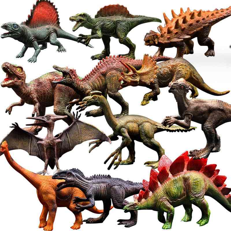 דינוזאורים מציאותיים דמויות פלסטיק שונות של דינוזאורים - סדרת עולם צעצועי ילדים של velociraptor