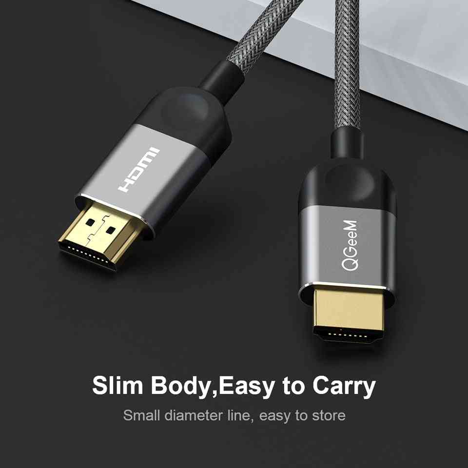 Hdmi 2.0 4k Cable For Projector Switch To Television, Tvbox, Xbox