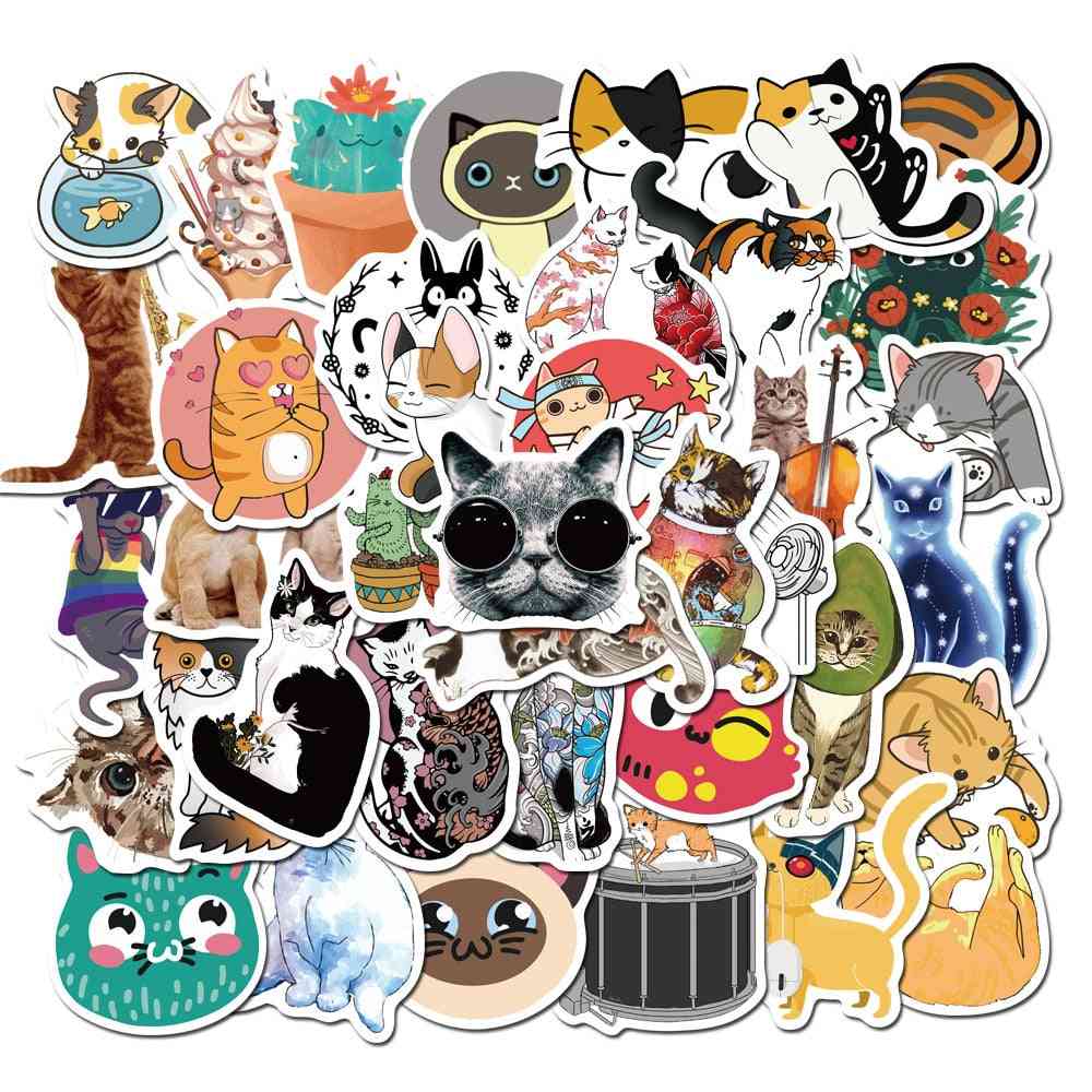 Cartoon Animal Vsco Waterproof Stickers