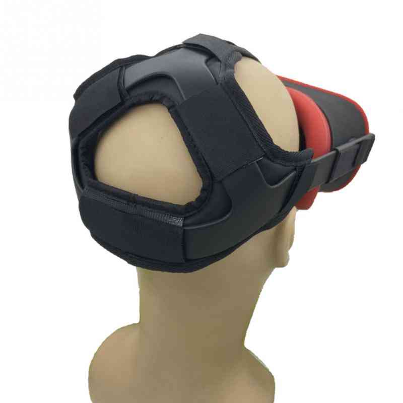 Antypoślizgowy vr, kask, pasek odciążający głowę, podkładka piankowa do Oculus quest vr Poduszka na zestaw słuchawkowy akcesoria do mocowania pałąka - niebieski