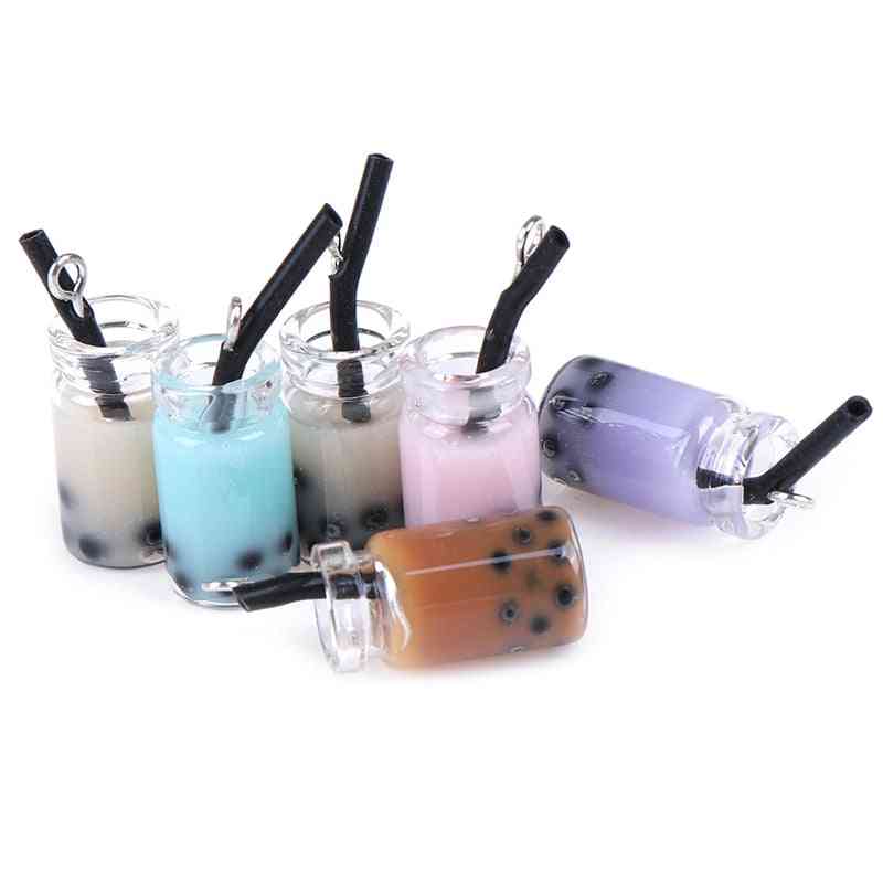 Mini Milkshake, Ice Cream, Milk, Tea Cup Miniature For Dollhouse-kitchen