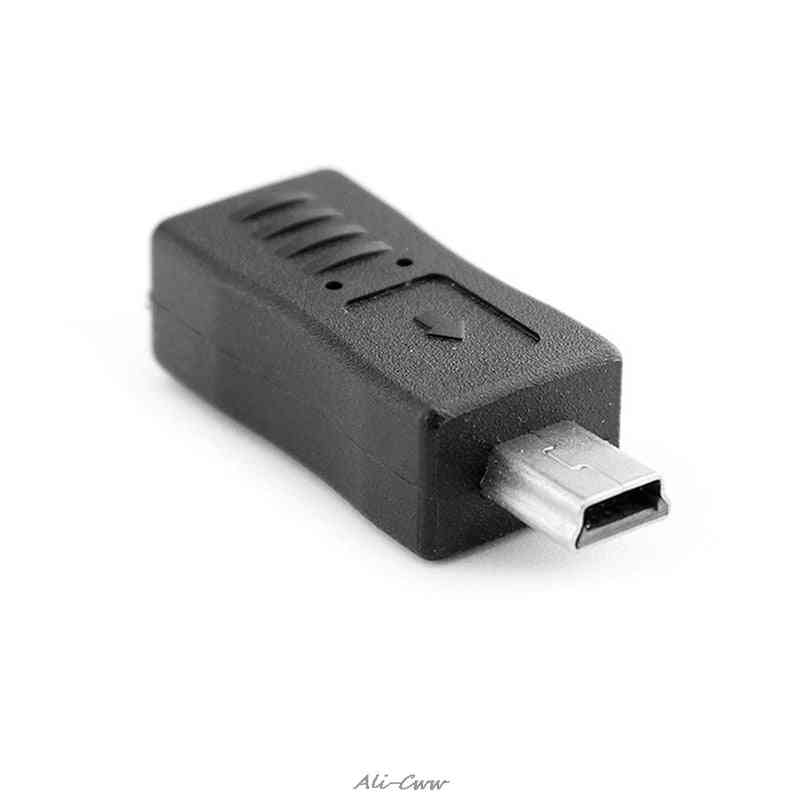 Crni mikro mini usb adapter adapter za pretvarač punjača