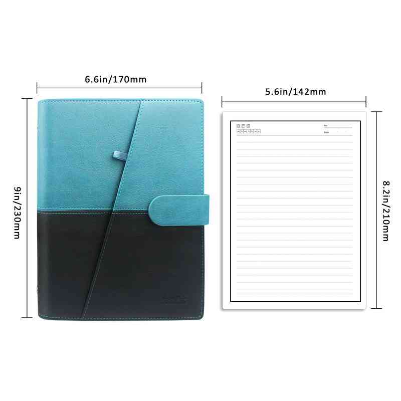 Refill, Reusable, Smart Erasable Notebook Inner Paper, Compatible With Pu A5