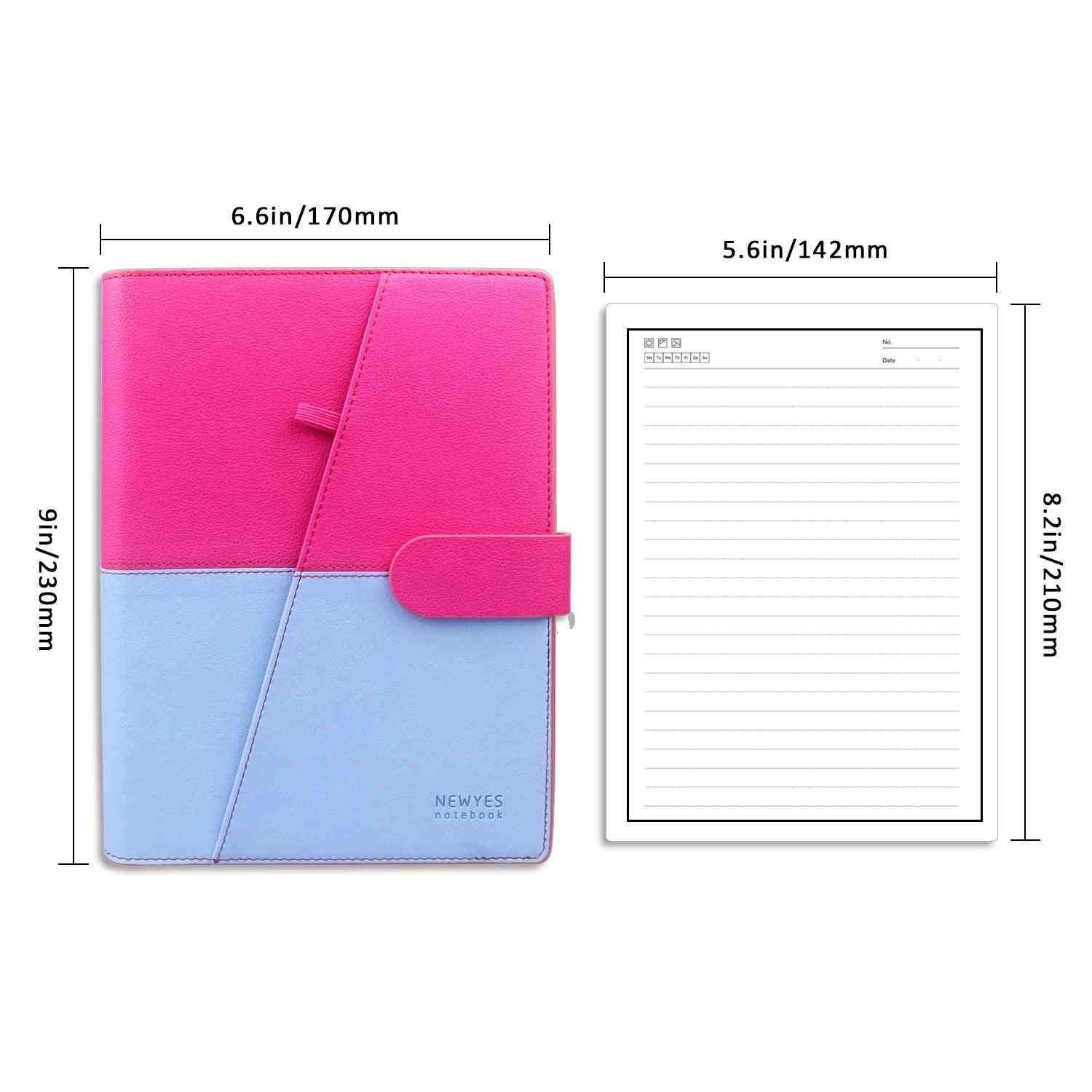 Refill, Reusable, Smart Erasable Notebook Inner Paper, Compatible With Pu A5