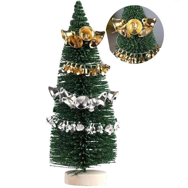 Mini jingle bells - złote, srebrne zawieszki dla zwierzątek metalowy dzwonek do dekoracji - złote 10szt / 10mm