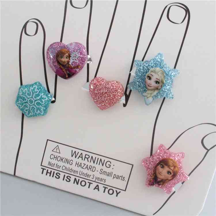 Frozen, Minnie And Princess Design-children's Adjustable Ring