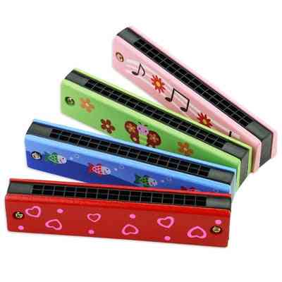 Woodwind Mouth Harmonica, Double Row Blow Musical Instrument