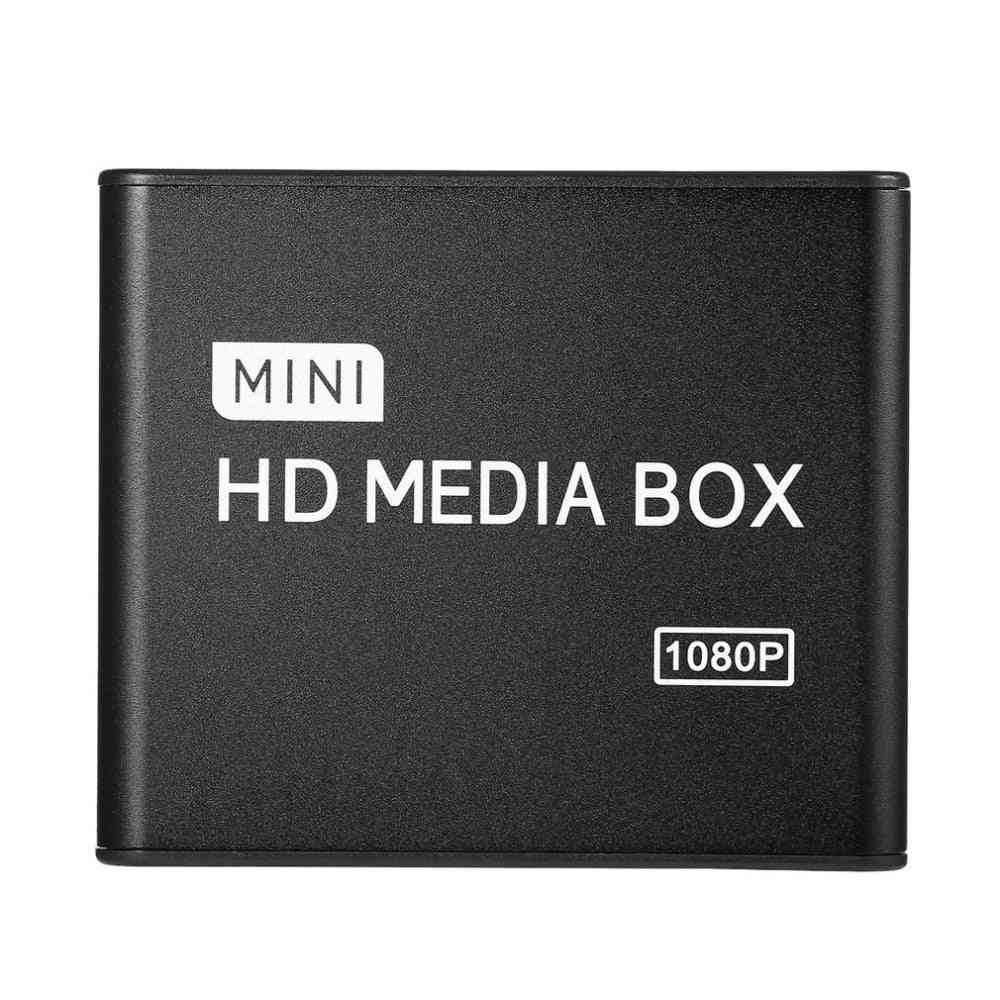 Hdmi Media Player Box, Tv Video Multimedia Player With Eu Plug