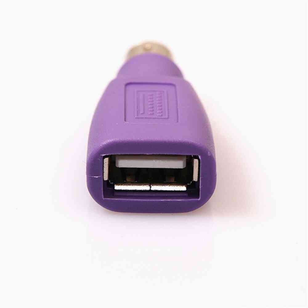 USB-Buchse zu PS2 PS / 2 Maus Tastatur Konverter Stecker Adapter, Computer Konverter - 1St