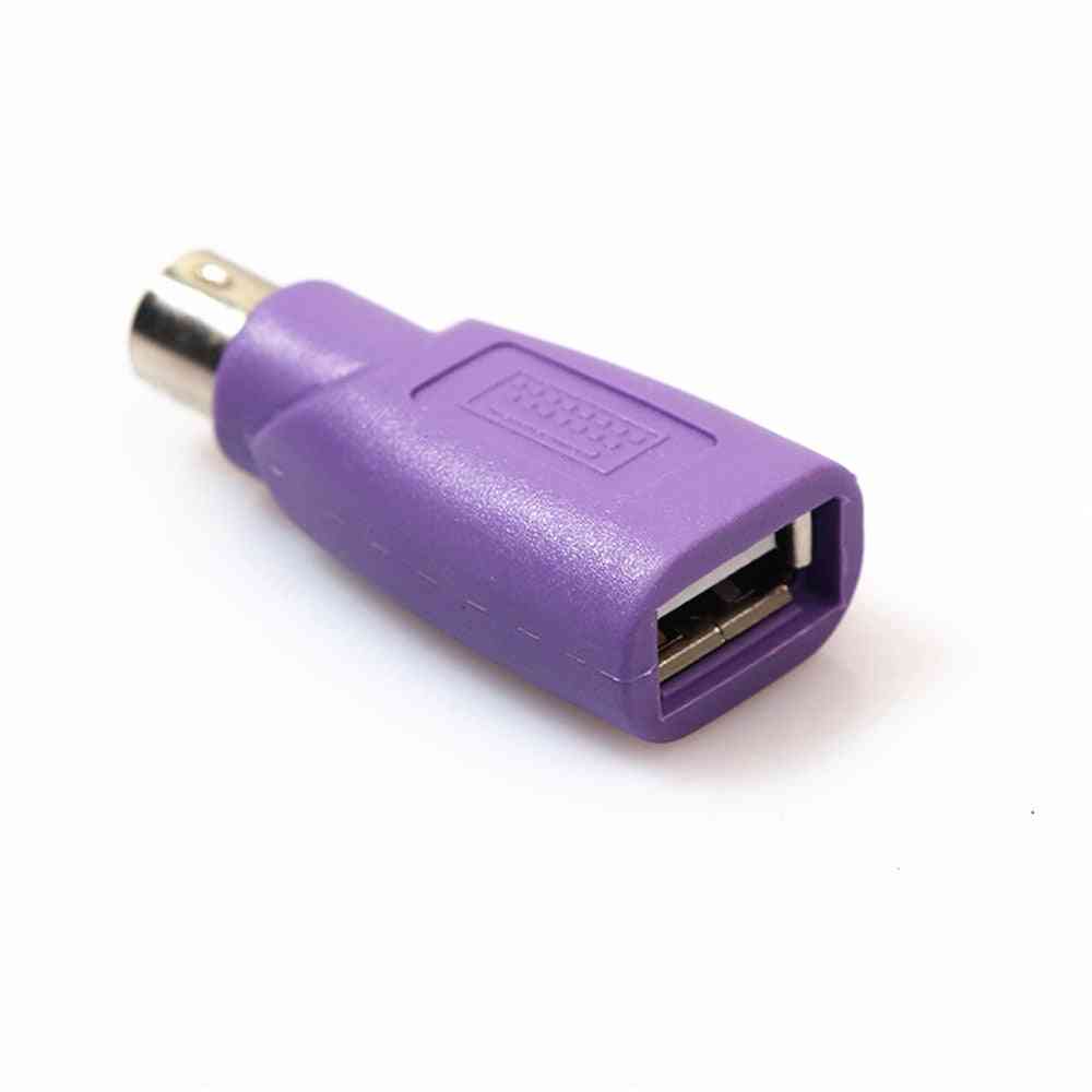 USB-Buchse zu PS2 PS / 2 Maus Tastatur Konverter Stecker Adapter, Computer Konverter - 1St