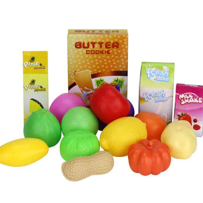 16kom kolica kolica za kupovinu kolica, simulacija voće povrće pretvaranje igra igračke namirnice za djevojčice