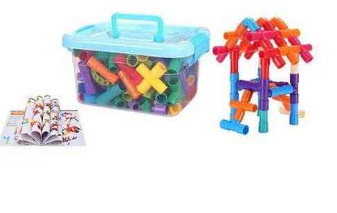 Bloques de tubería creativa construcción 3d -juguetes educativos para niños- 1