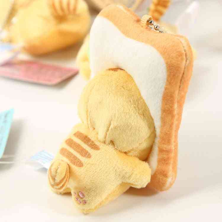 Japanese Popular Bread Cat - Toast Small Pendant Doll Bag Hanging Ornaments