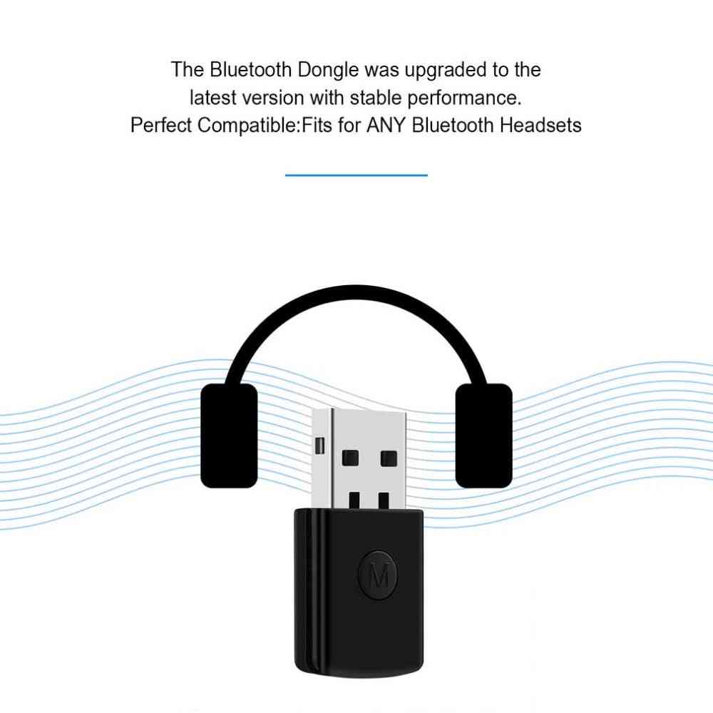 Dongle usb, adaptador para ps4 - rendimiento estable para auriculares bluetooth -