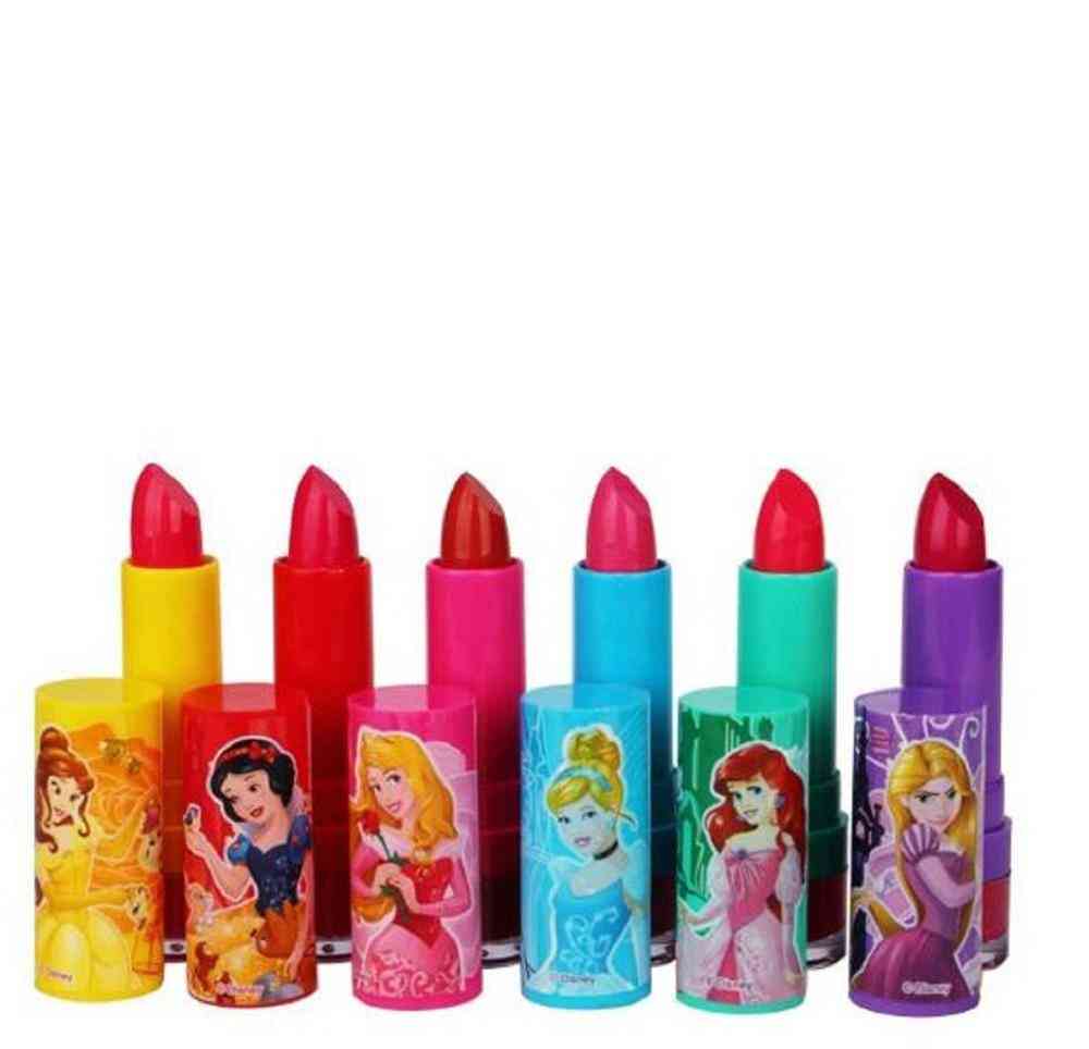 Anna, Elsa Lipstick Princess Cosmetics, Safe Non-toxic Lip Gloss Toy