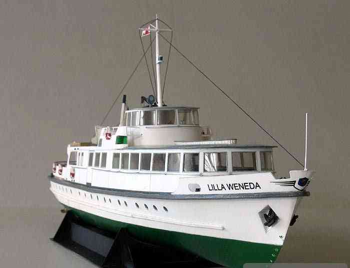 40cm Ferry Ship Fine 3d Paper - Card Model, Building Sets Toy