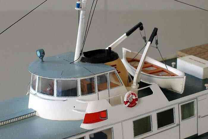 40cm Ferry Ship Fine 3d Paper - Card Model, Building Sets Toy