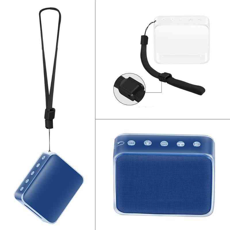 Tpu Protective Cover With Hand Strap For Jbl Go 2-bluetooth Speaker