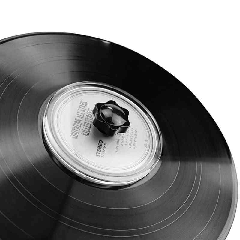 Reinigingsklem voor elektrische muziek vinylplaten, siliconen bandring