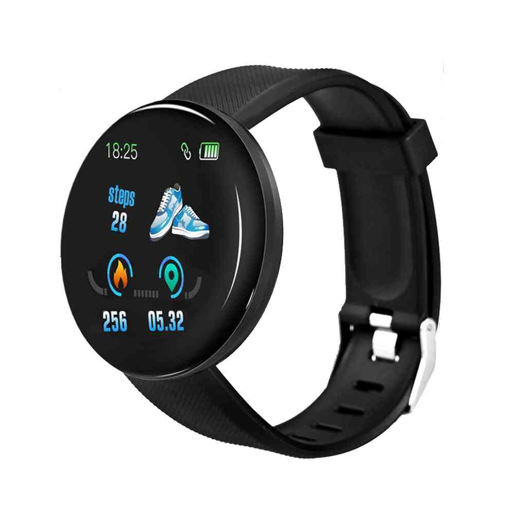 Blood Pressure Fitness Tracker - Round Smart Watch For Android