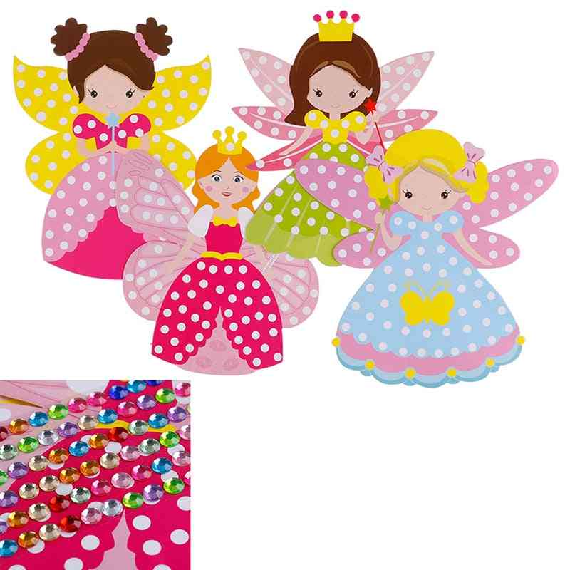 Dzieci DIY wróżka ręcznie robiona księżniczka magiczna kij zabawka prezent dla dziewczynki - 1