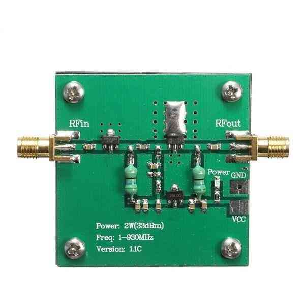 Módulo amplificador de potência de banda larga de 1-930 MHz, 2W, rf para transmissão de rádio fm, hf, vhf -