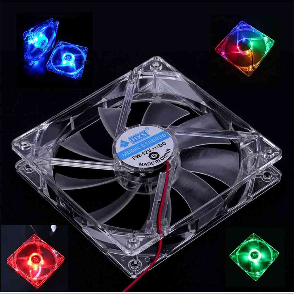 Computer Cooling Fan - Quad 4, Led Light With Quiet Mode