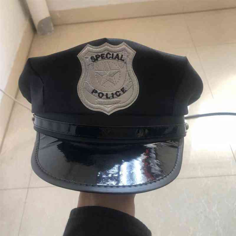 Osmerokut policijska kapa zanimanja- klasični odrasli policijski vojni šešir pozornica kapa za zabavu cosplay izvedba maskenbal