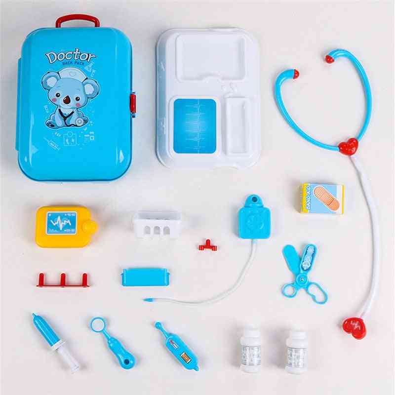 17pcs Medical Kit Doctor Nurse Dentist Pretend Roles Play Toy Set Kids Game