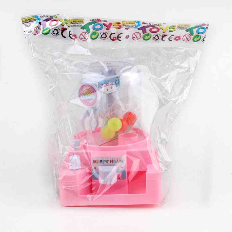 Children's Simulation Small Catching Candy Clips Machine- Interactive Manual Mini Educational