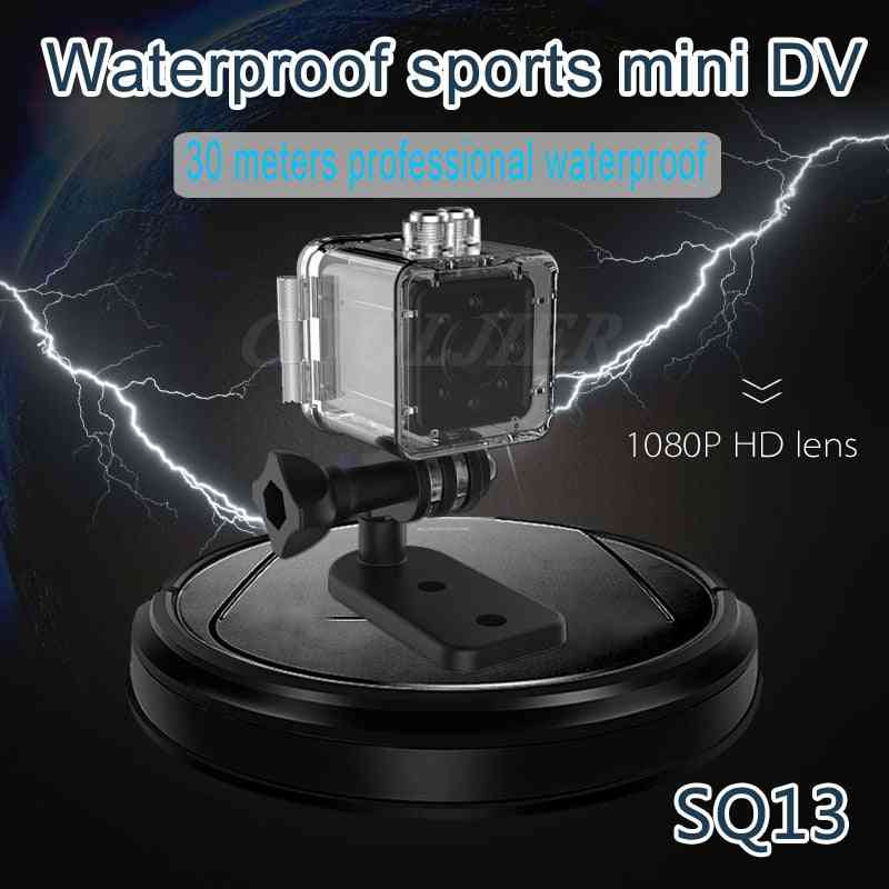 Mini Camera Sq11/sq12 Full Hd 1080p Night Vision - Sport Camcorder, Waterproof Shell
