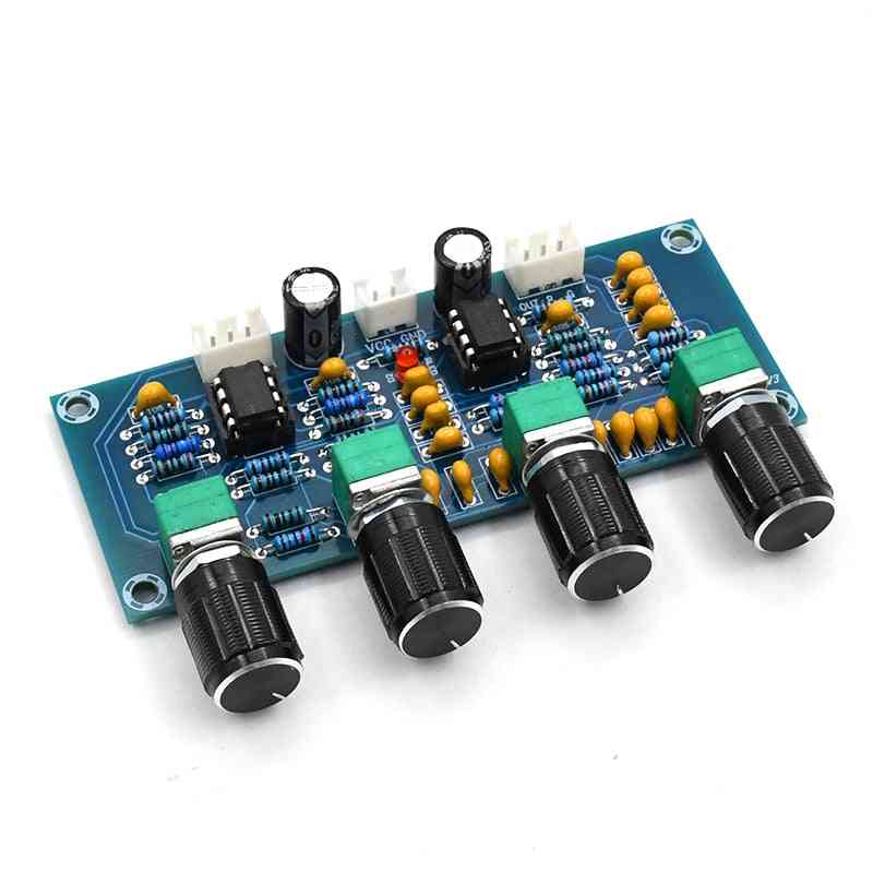 Amplificadores digitales preamplificador de placa de tono preamplificador con preamplificador de ajuste de volumen de graves agudos, controlador de tono -
