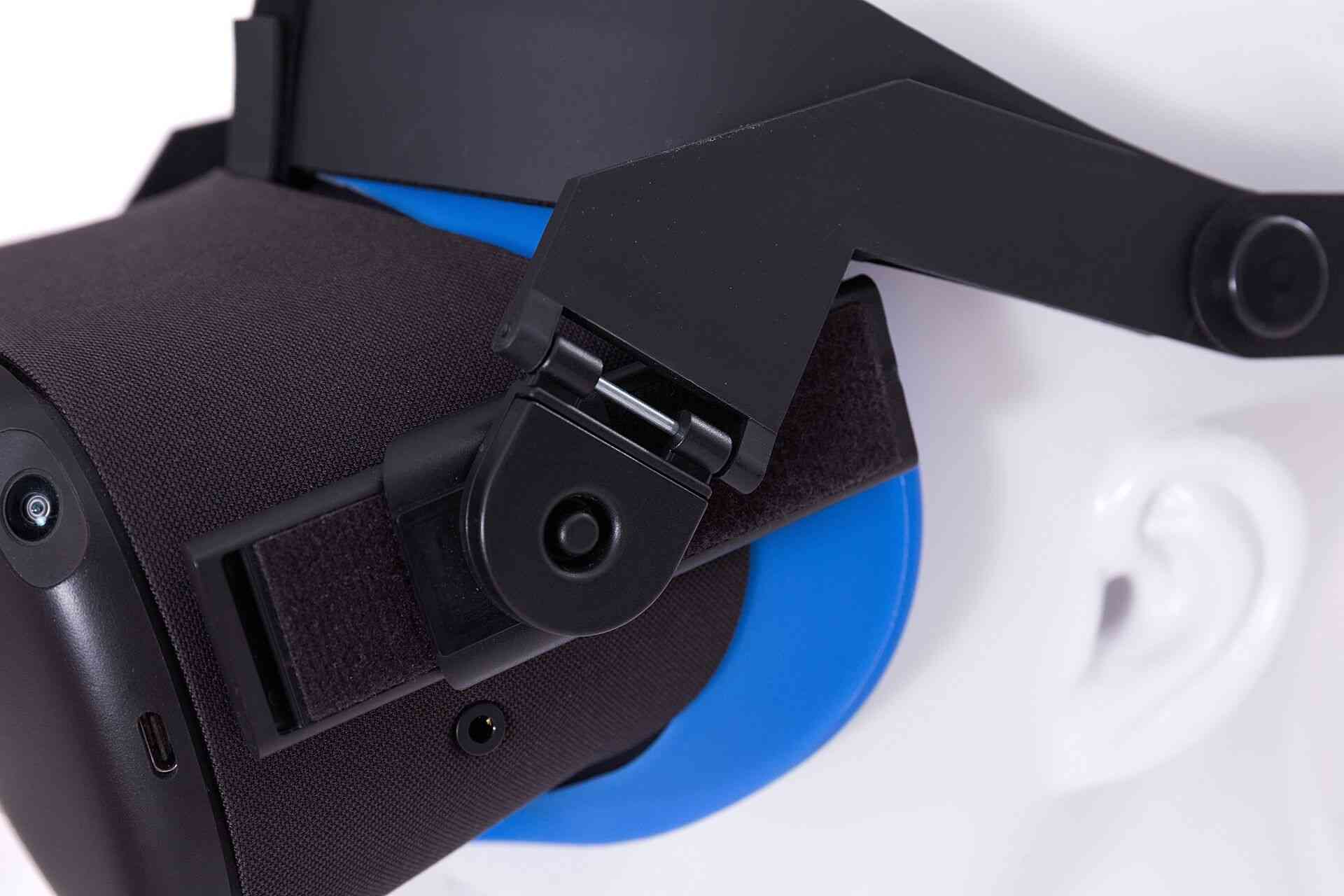 Oculus quest halo strap résout l'équilibre de pression du visage, accessoires de réalité virtuelle ergonomiques et confortables (couvre-chef) -