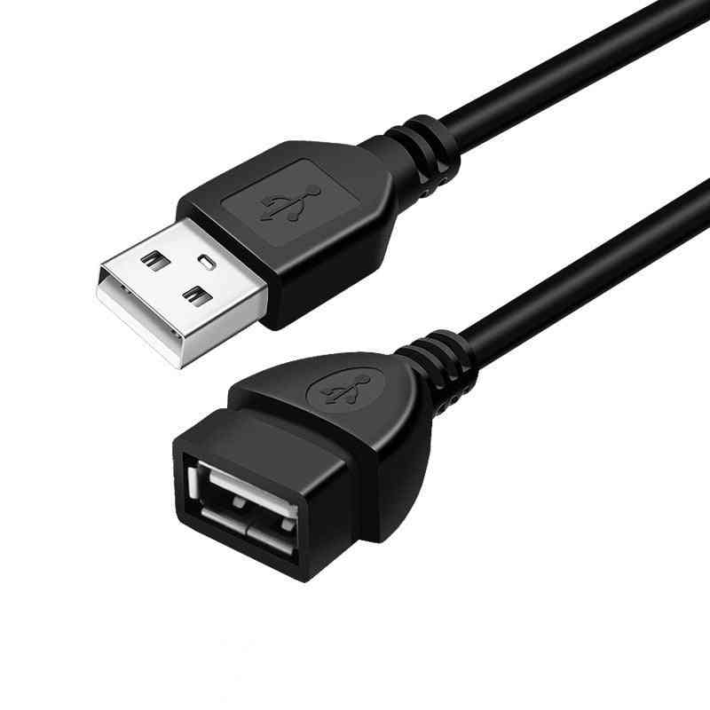 1,5 m / 1 m / 0,7 m / 0,6 m USB 2.0 da maschio a femmina prolunga, cavo, connettore - nero / 0,6 m