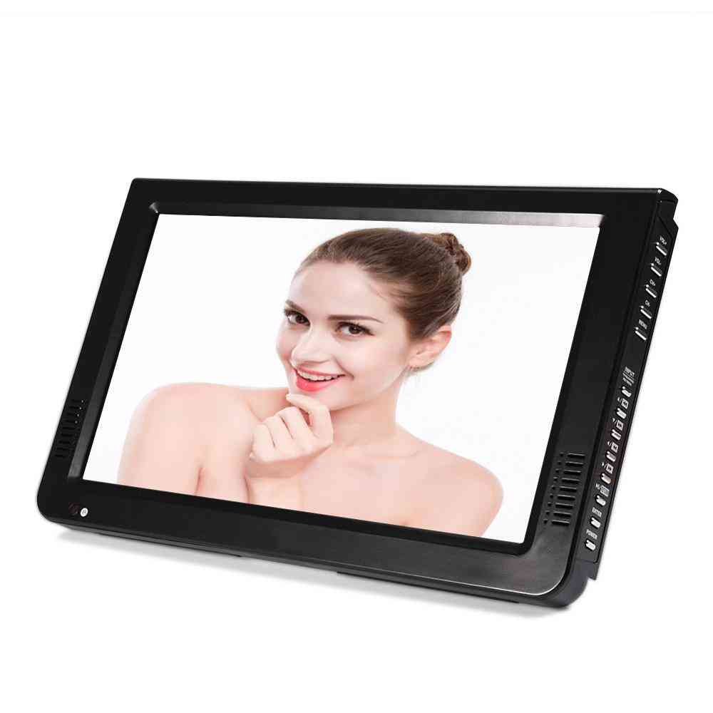 10-inch Portable Television-digital Analog Hd, 1024x600 Resolution And Tf Card