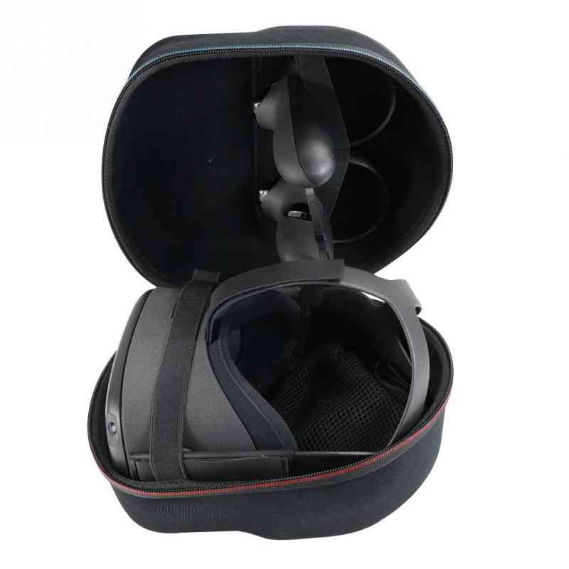 Dustpfoof bärväska, förvaringslåda, hårt skal modeöverdrag för oculus quest - svart