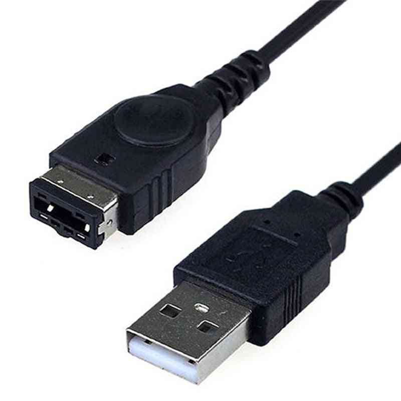 Schwarzes USB-Ladekabel - für / sp / gba / gameboy / ns / ds -