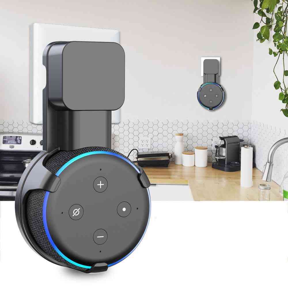 Durable, Wall Mount Stand, Outlet Hanger Holder For Amazon Echo-dot 3rd Gen