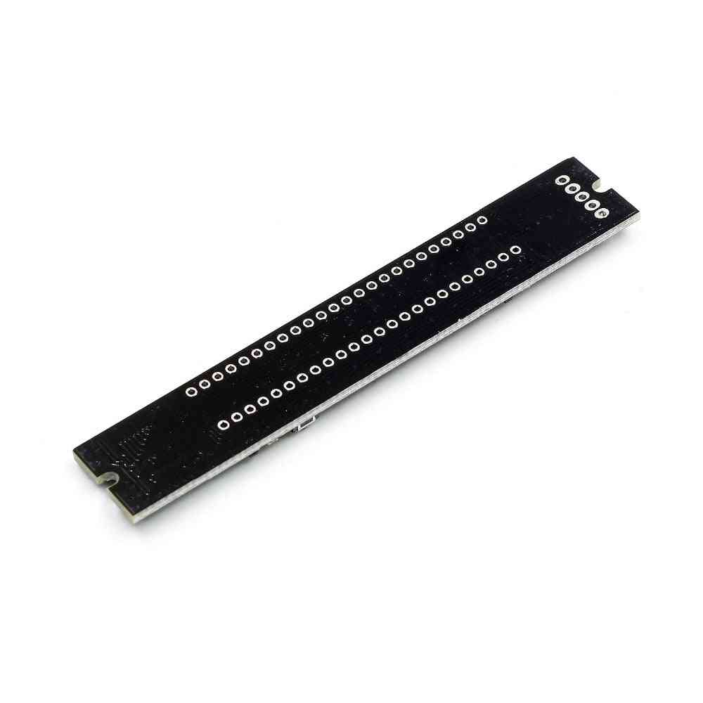 Mini dual 12 level -indikator vu meter stereoförstärkarkort, justerbart ljushastighetskort med agc-läge DIY-kit -