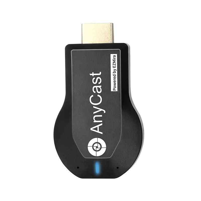 Wireless Wi-fi Display Dongle Receiver With 2 In 1 Usb Cable