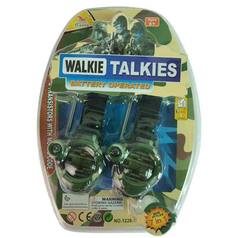 2pcs vojaški uro walkie talkie, aktivnost na prostem