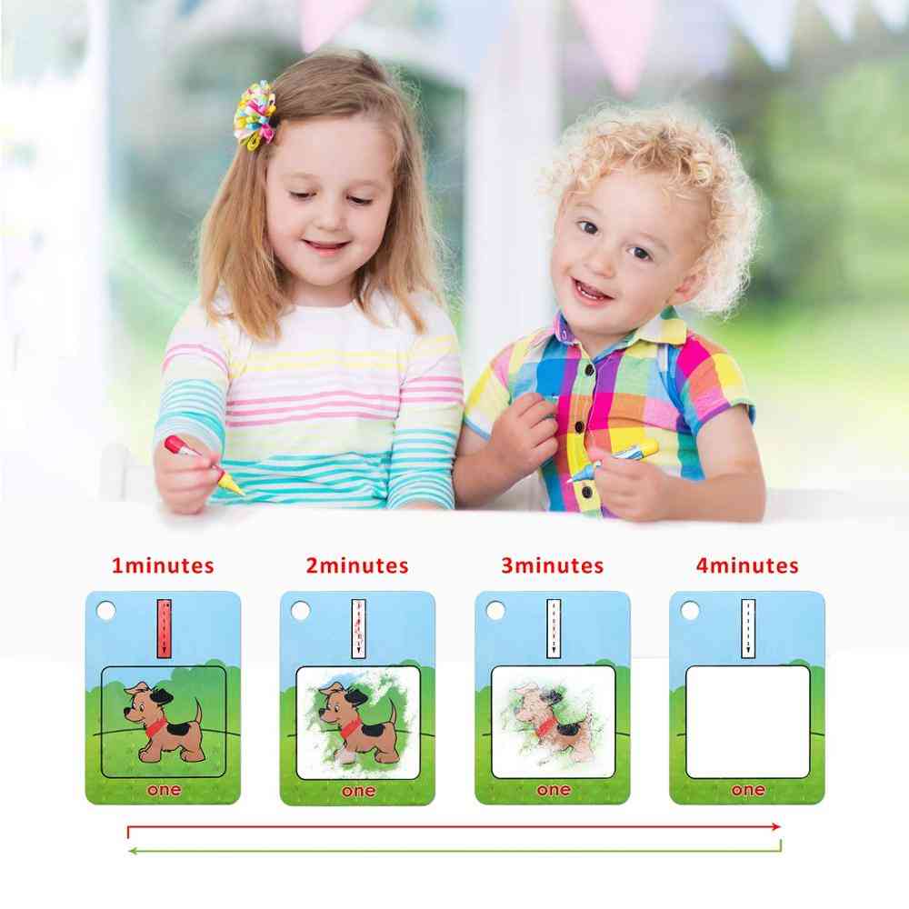 3 Types Reusable Water Drawing Learning Card & 1 Magic Pen Recognize Painting Board