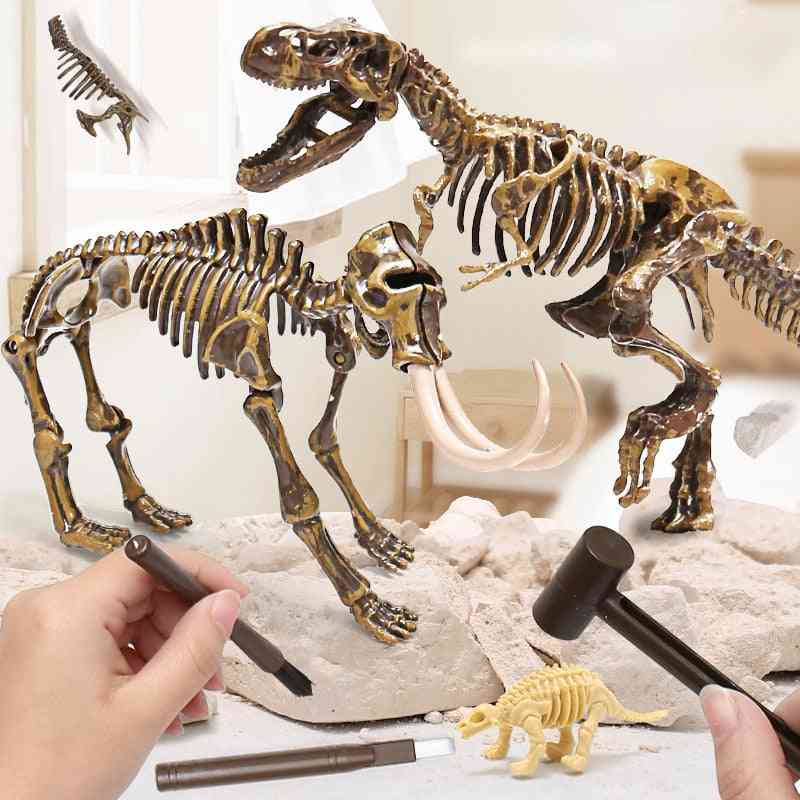 Simulácia dinosaura archeologická fosílna hračka