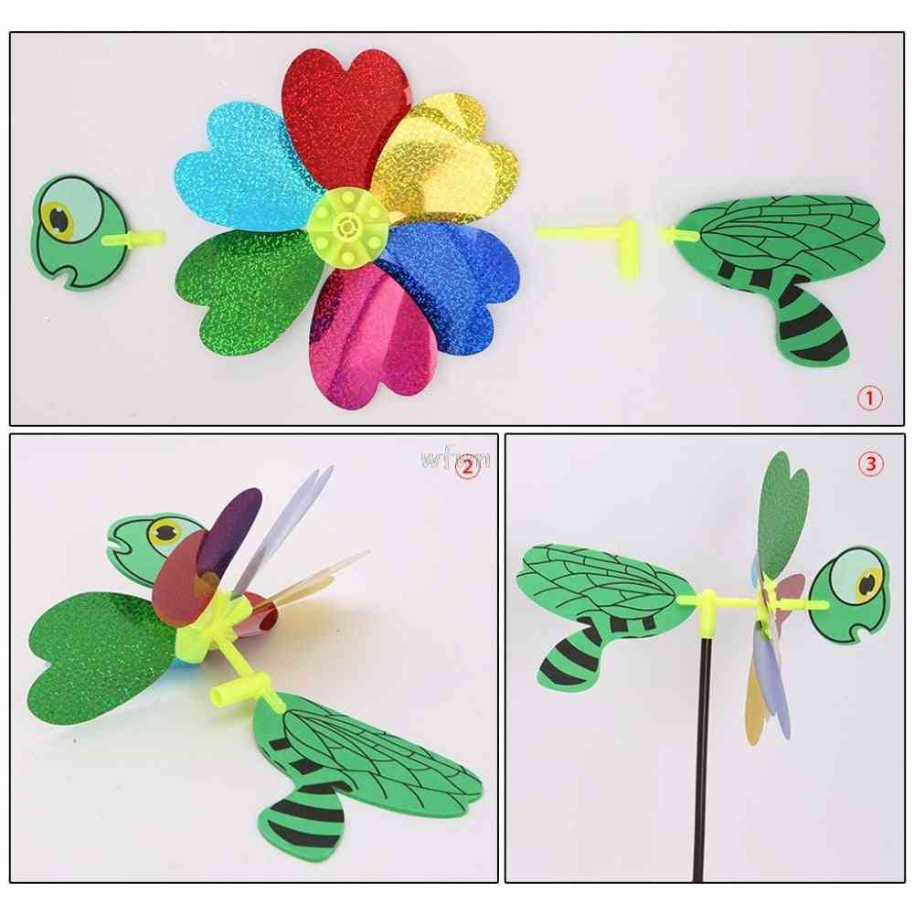 3d Windmill Wind Spinner - Home Garden Yard Decoration Kids Toy